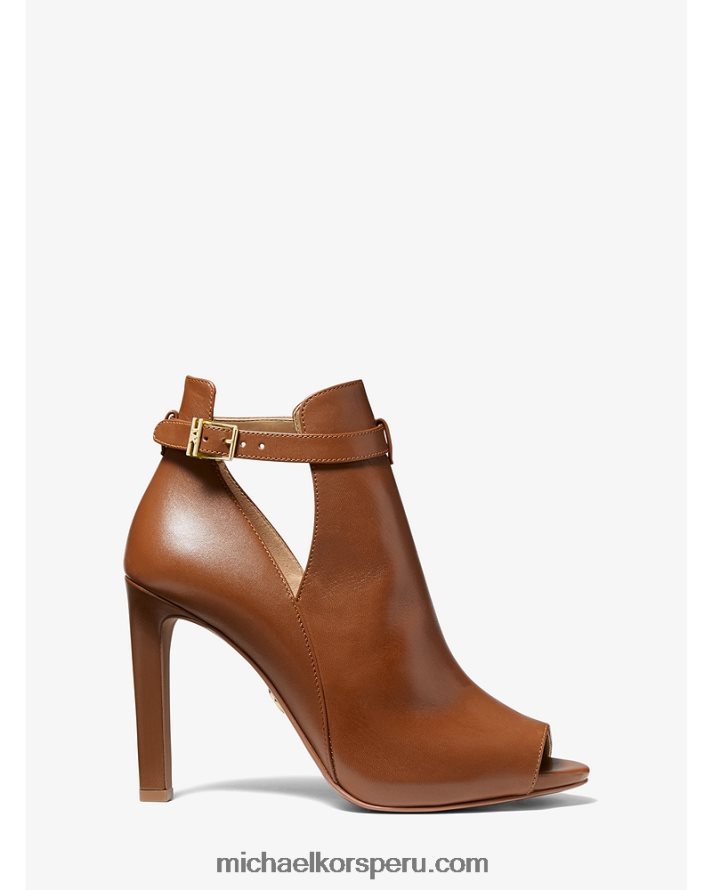 Z48V2088 equipaje mujer Michael Kors Botín de piel Lawson con puntera abierta