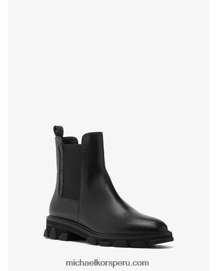 Z48V2096 negro mujer Michael Kors Botín ridley de piel