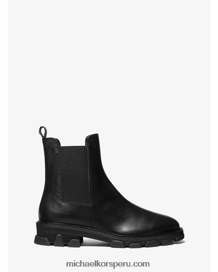 Z48V2096 negro mujer Michael Kors Botín ridley de piel