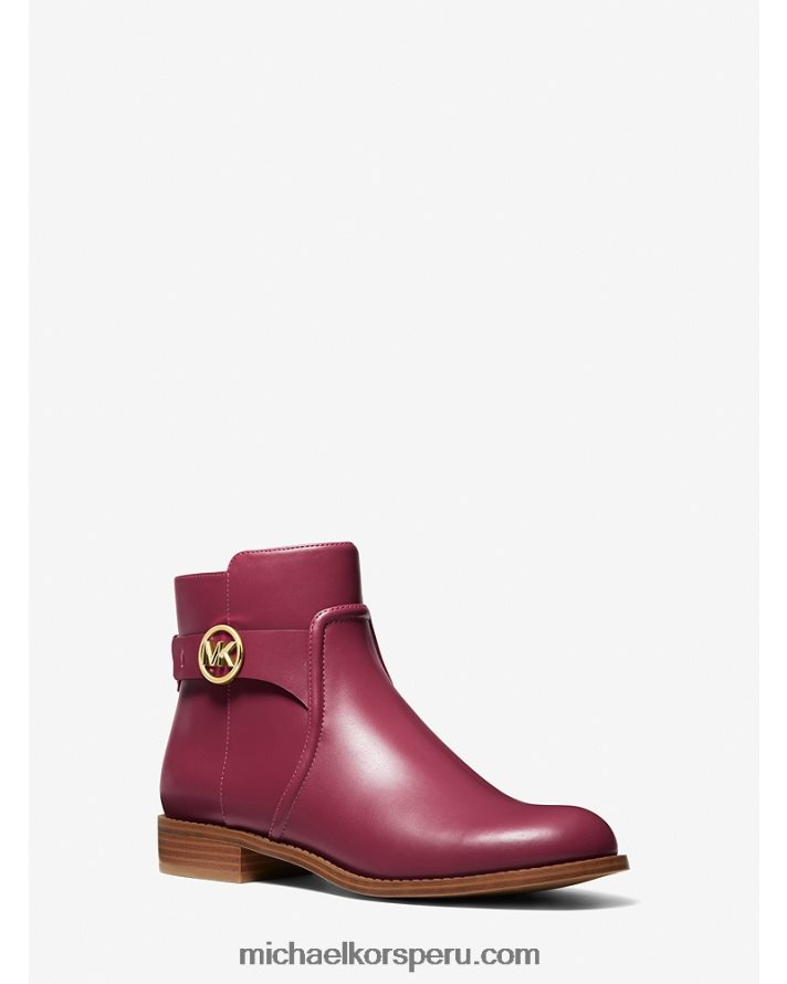 Z48V2117 mora mujer Michael Kors botín carmen de piel sintética