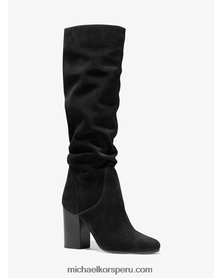 Z48V2125 negro mujer Michael Kors bota de gamuza leigh
