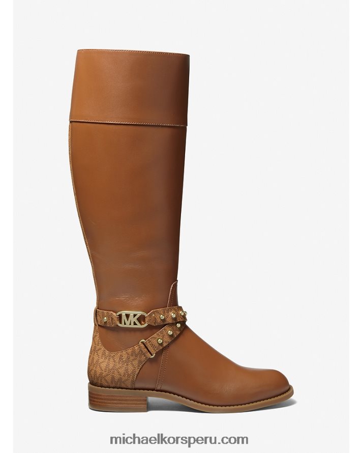 Z48V2148 equipaje mujer Michael Kors bota de montar de piel sintética kincaid