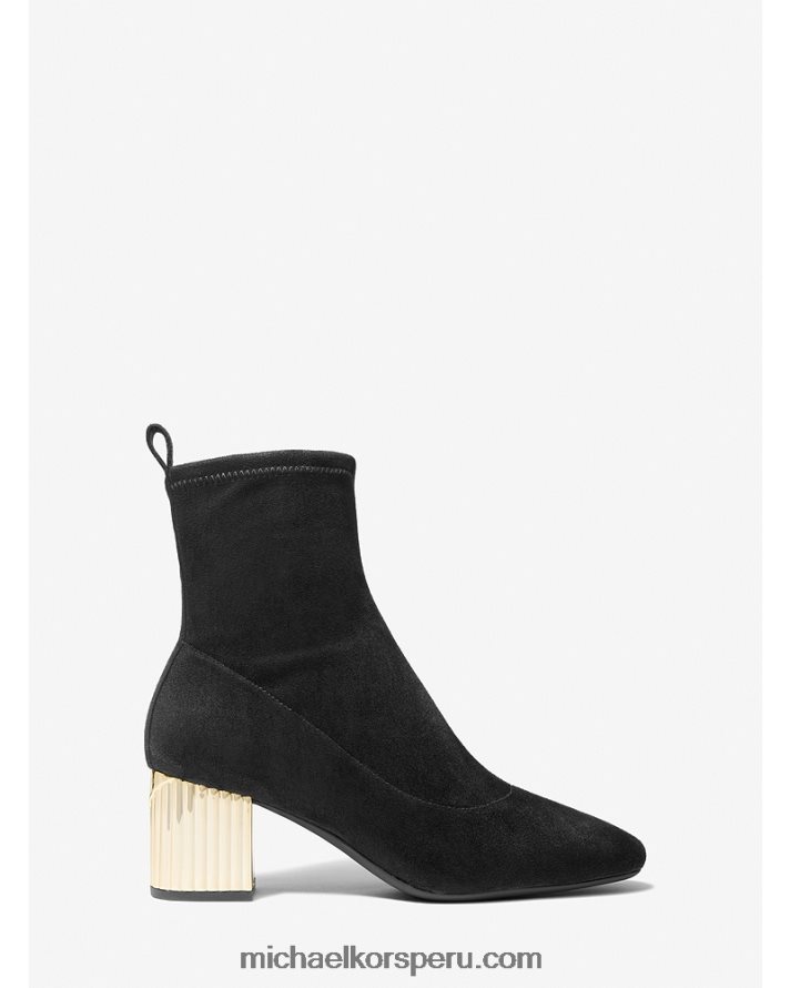 Z48V2154 negro mujer Michael Kors Botín Porter de ante sintético