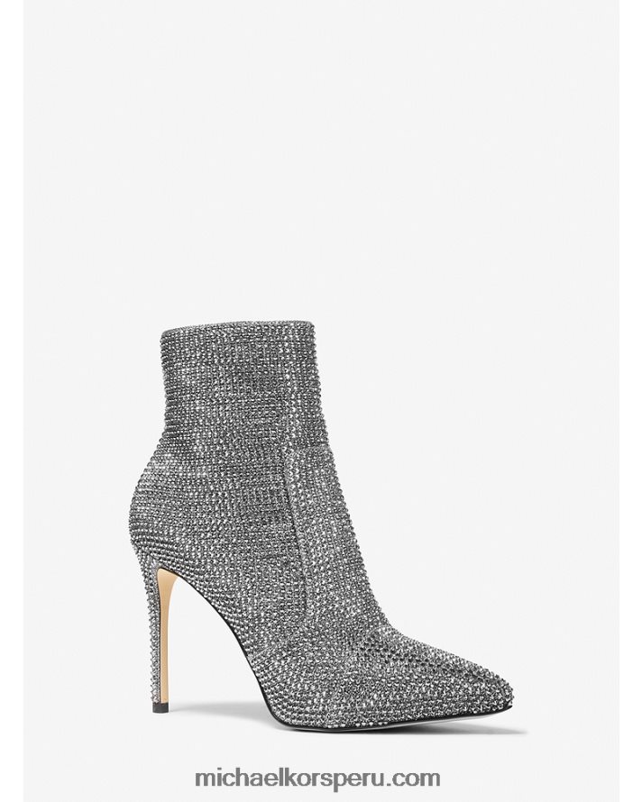 Z48V2156 antracita mujer Michael Kors botas rue de malla con detalles de purpurina