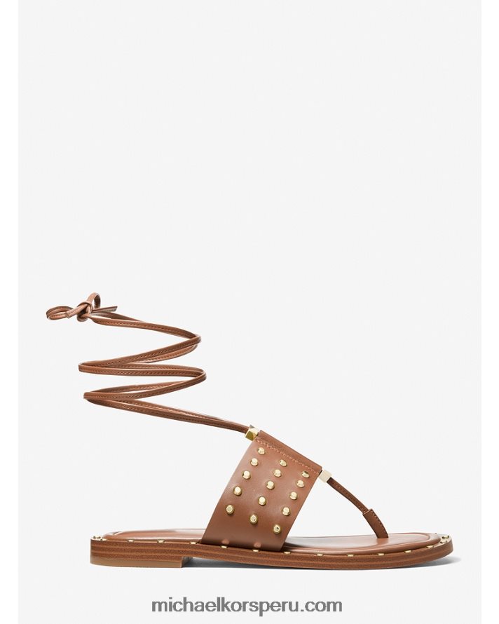 Z48V1827 equipaje mujer Michael Kors sandalias jagger de piel con tachuelas