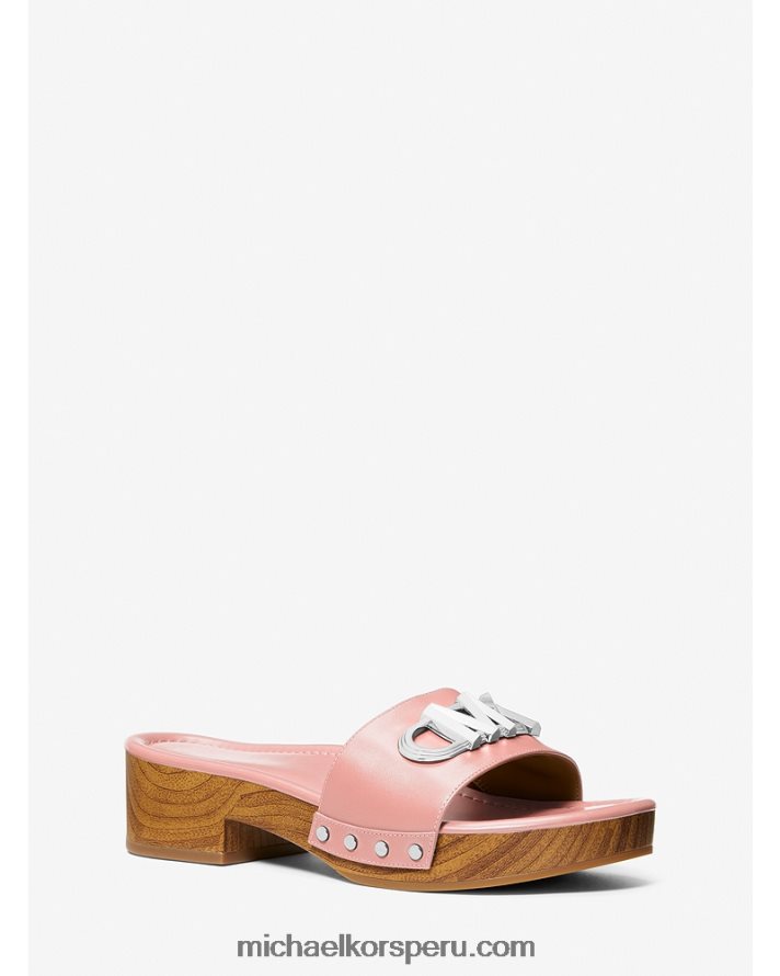Z48V1873 rosa mujer Michael Kors sandalia parker de piel con plataforma