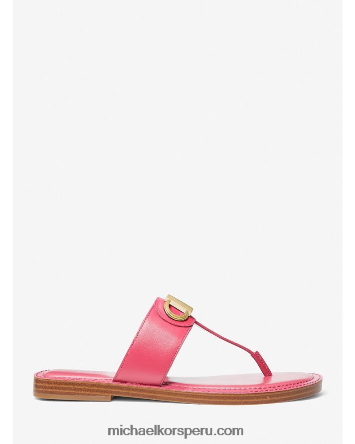 Z48V1894 geranio mujer Michael Kors sandalias parker de piel con tira en t