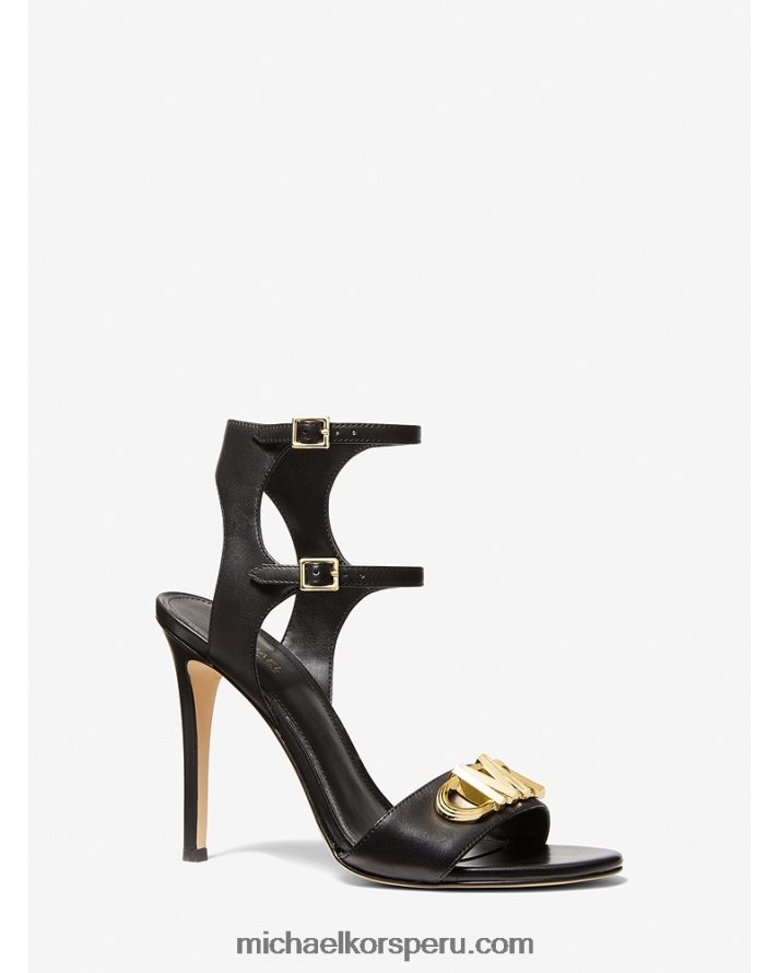 Z48V1971 negro mujer Michael Kors sandalia parker de piel