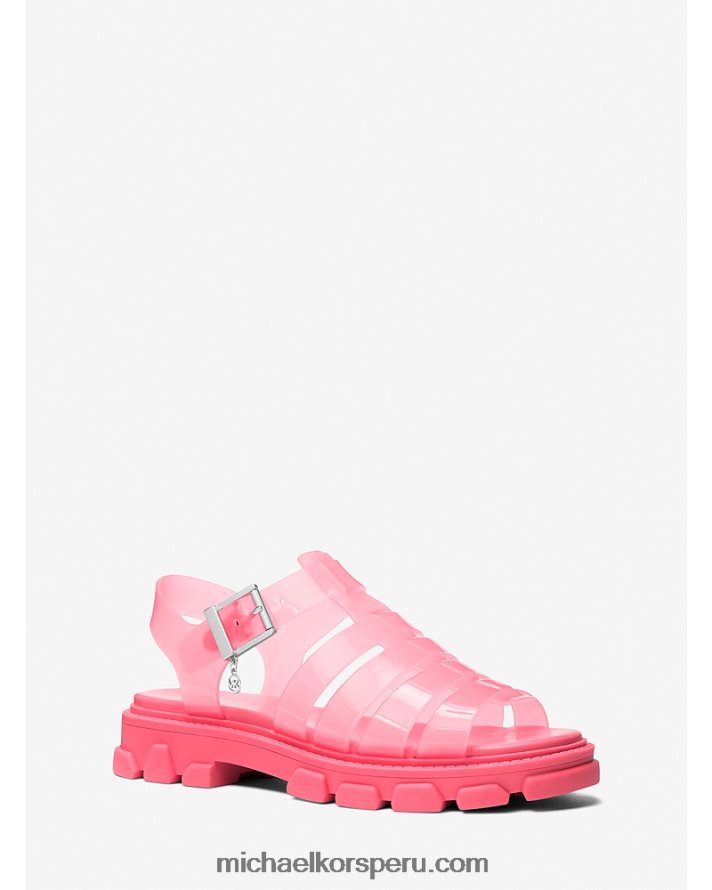 Z48V1985 geranio mujer Michael Kors sandalia de pvc jagger