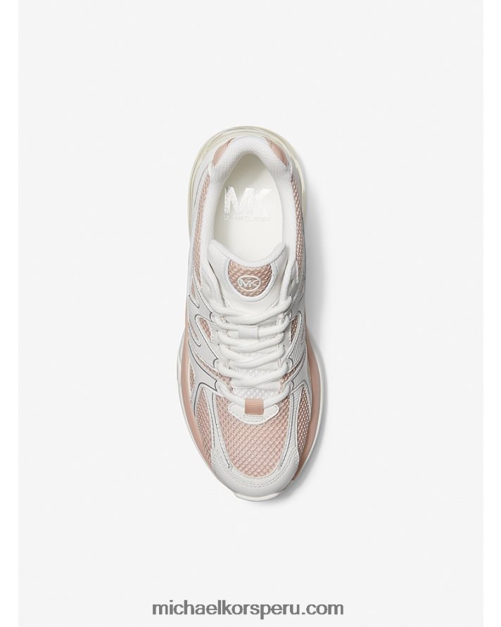 Z48V1776 rosa multi mujer Michael Kors zapatilla kit extreme mesh y piel
