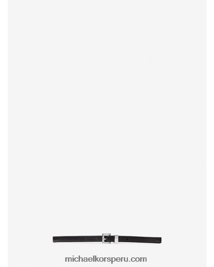 Z48V3908 negro unisexo Michael Kors cinturón de colección de cuero