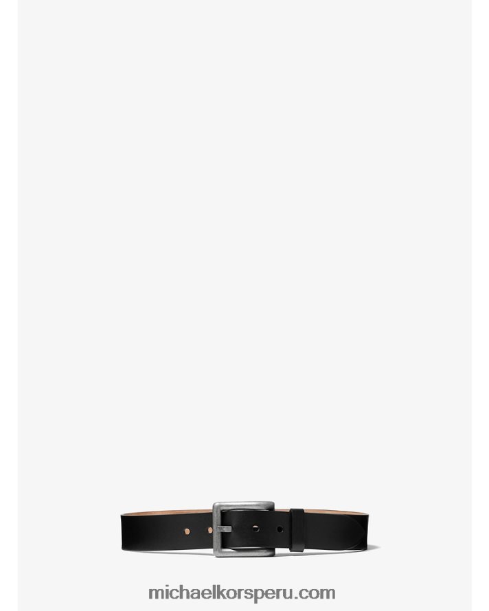 Z48V3910 negro unisexo Michael Kors colección cinturón de piel de becerro