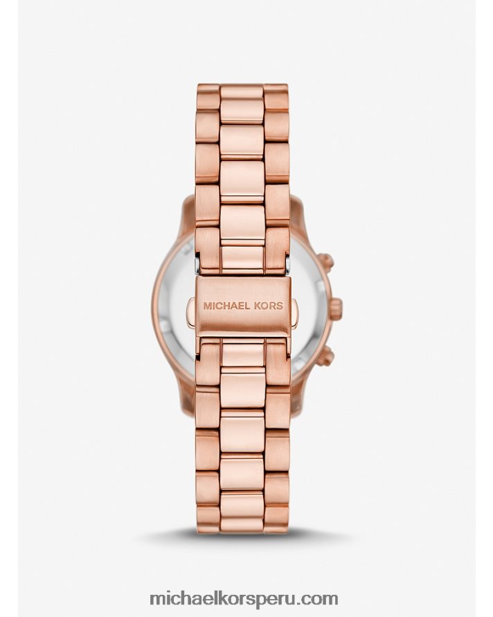 Z48V3951 oro rosa unisexo Michael Kors mini reloj de pista