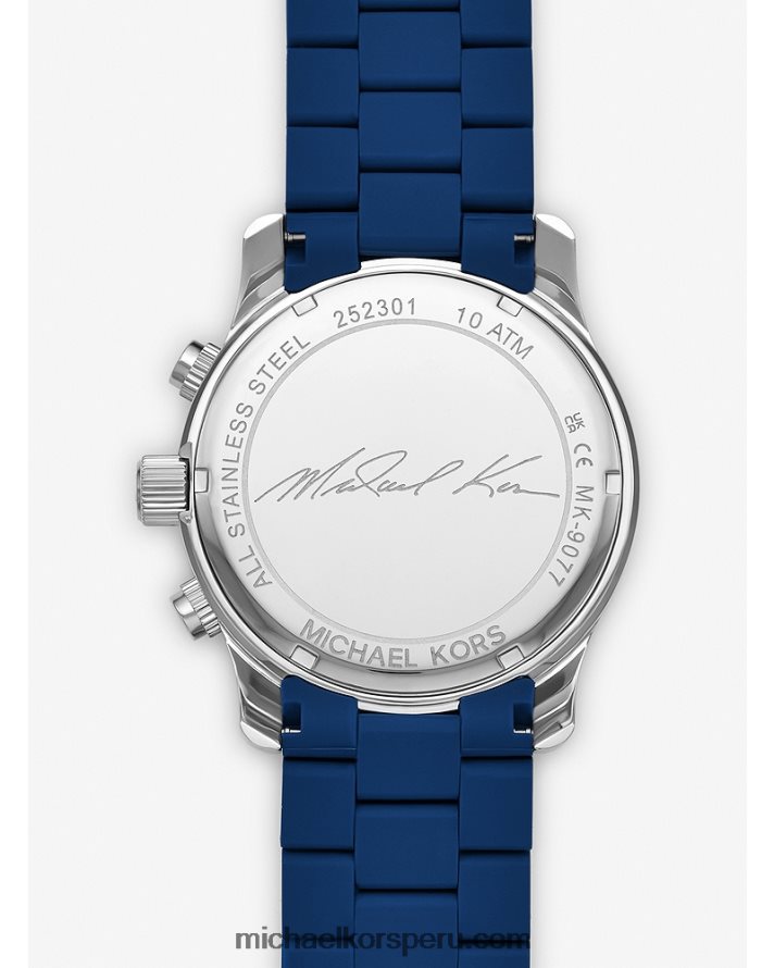 Z48V3963 Armada unisexo Michael Kors reloj de pista de gran tamaño