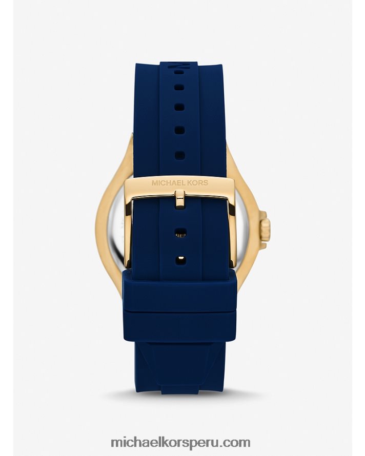 Z48V3970 Armada unisexo Michael Kors reloj lennox paveand de silicona de gran tamaño