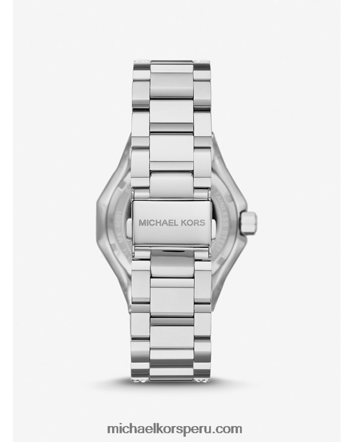 Z48V3980 plata unisexo Michael Kors reloj raquel pave oversize