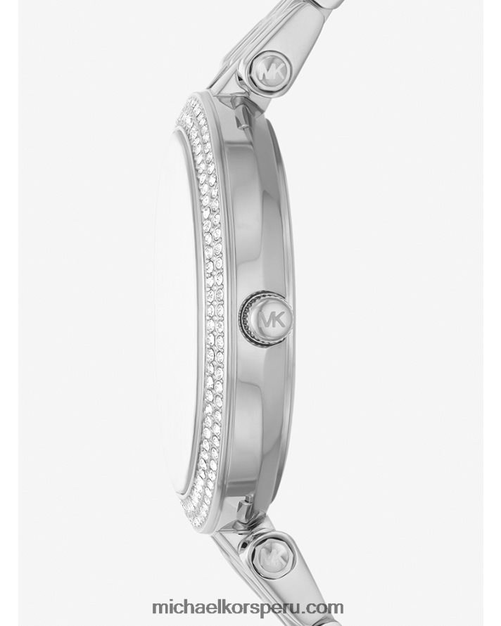 Z48V4024 plata unisexo Michael Kors reloj mini darci pave