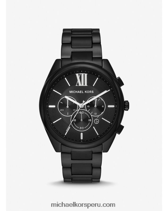 Z48V4034 negro unisexo Michael Kors reloj janelle extragrande