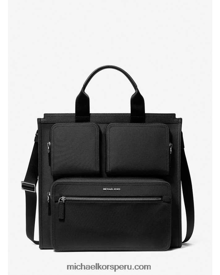 Z48V3940 negro unisexo Michael Kors tote kent de nailon reciclado