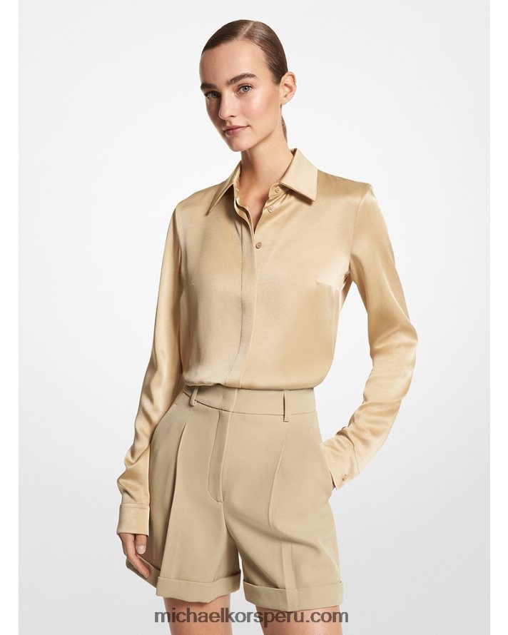 Z48V3464 duna unisexo Michael Kors colección hansen charmeuse camisa