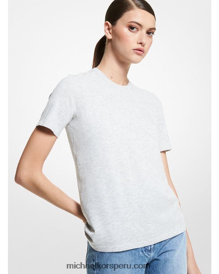 Z48V3672 Perla gris unisexo Michael Kors camiseta colección viscosa stretch