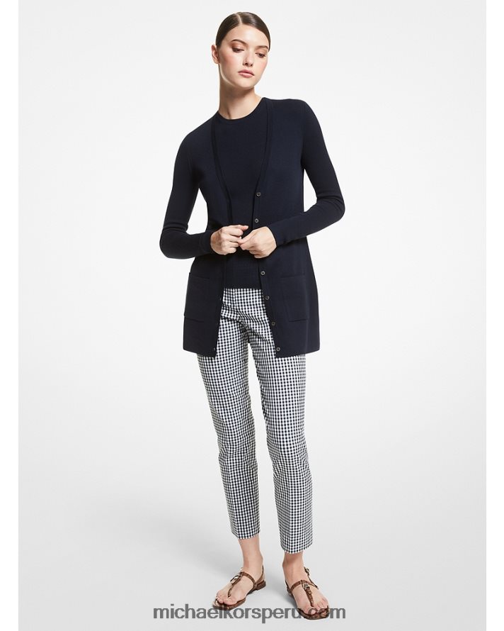 Z48V3681 medianoche unisexo Michael Kors cárdigan de cachemira de la colección Bette
