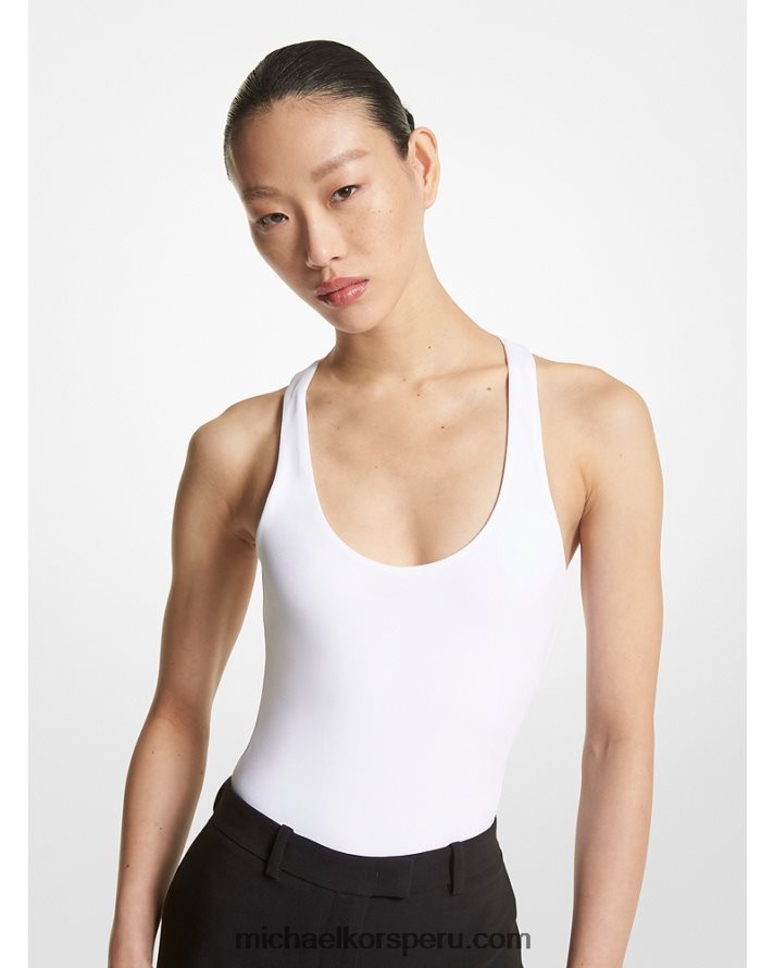 Z48V3511 Blanco óptico unisexo Michael Kors body de punto mate Collection