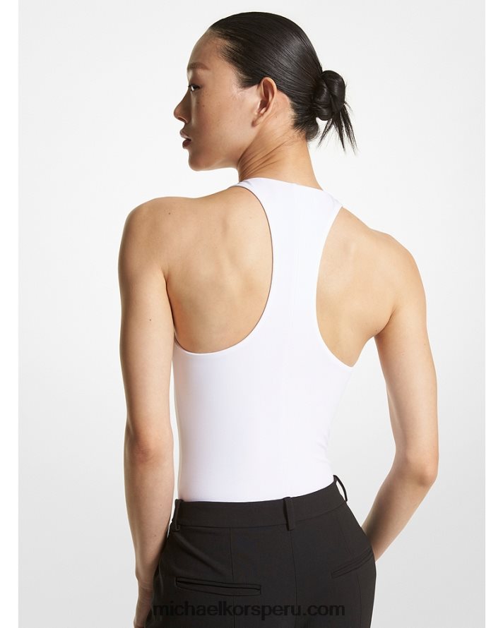 Z48V3511 Blanco óptico unisexo Michael Kors body de punto mate Collection