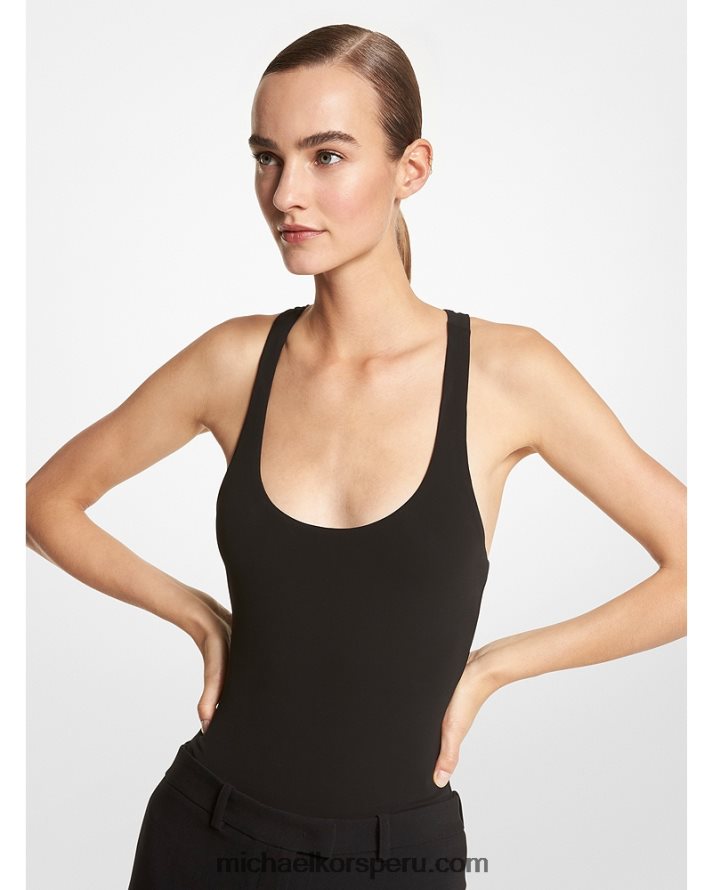 Z48V3512 negro unisexo Michael Kors body de punto mate Collection