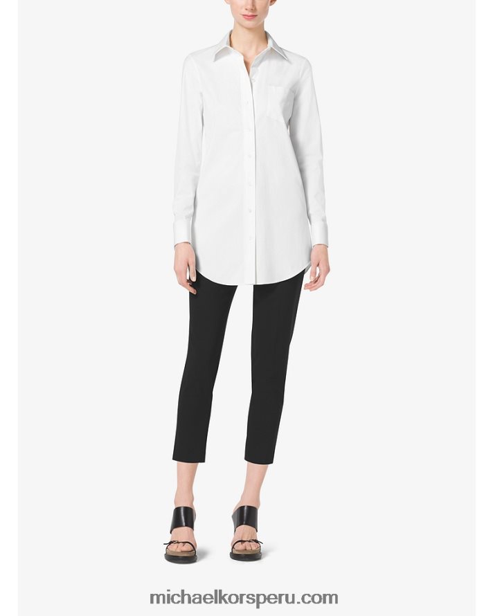 Z48V3697 negro unisexo Michael Kors Pantalón collection de gabardina de lana stretch