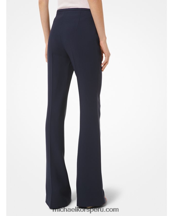 Z48V3725 medianoche unisexo Michael Kors pantalones acampanados de doble crepé de colección