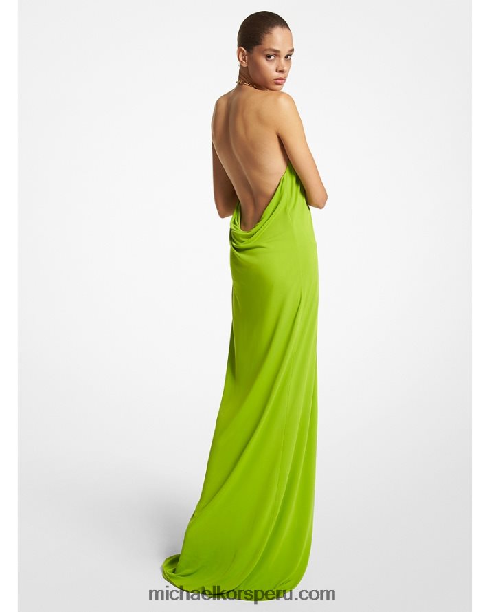 Z48V3519 cal unisexo Michael Kors colección crepe jersey collar vestido