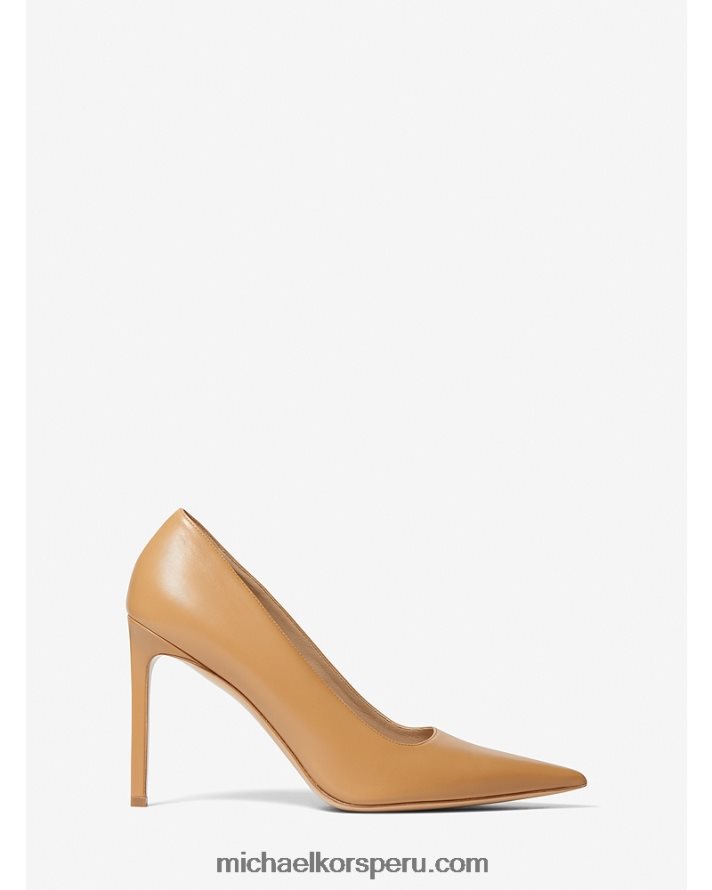 Z48V3873 camello unisexo Michael Kors salón colección martine de piel