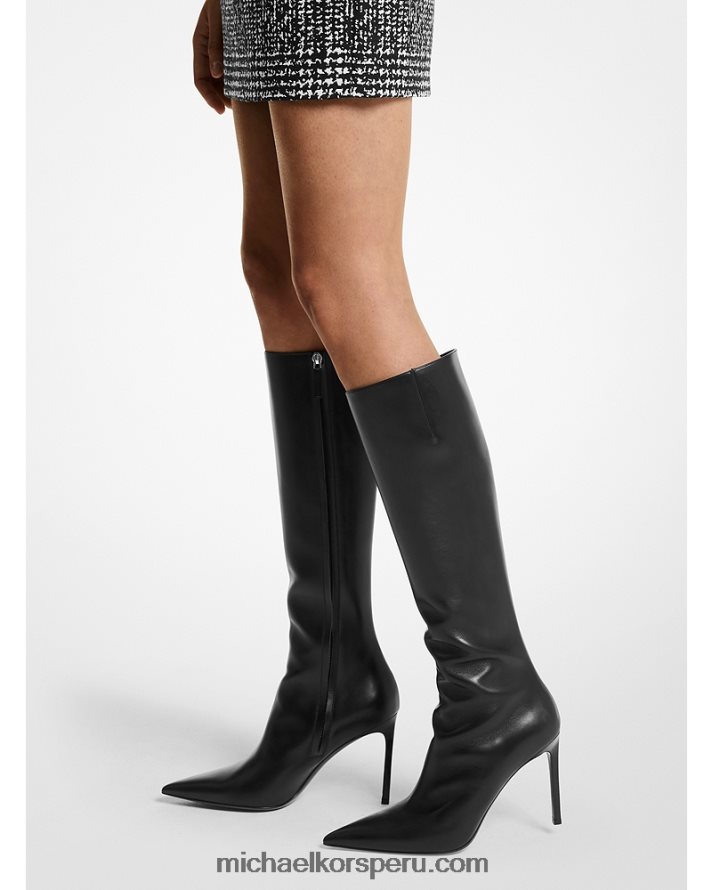 Z48V3839 negro unisexo Michael Kors colección botas de piel tatjana