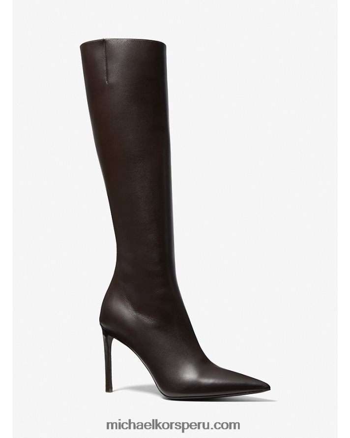 Z48V3840 chocolate unisexo Michael Kors colección botas de piel tatjana