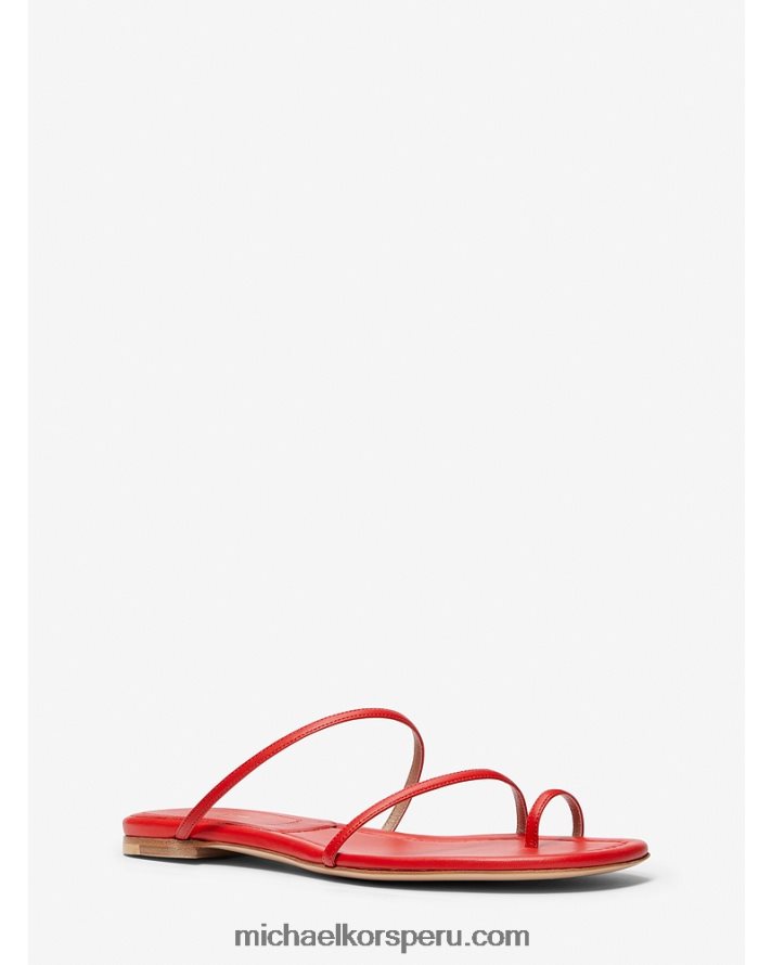 Z48V3825 amapola unisexo Michael Kors sandalia de piel colección patti